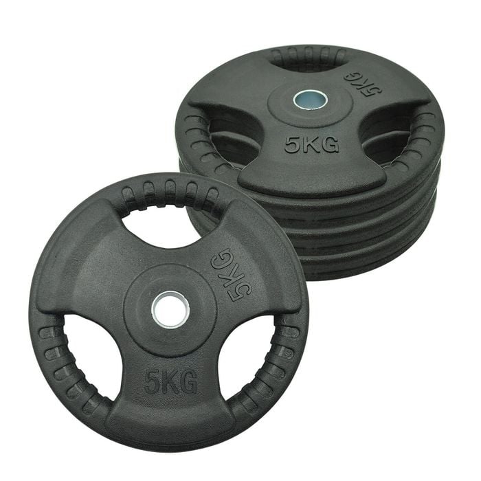 4 Pack of 5kg - Total 20kg Standard Rubber Coated Weight Plate Set