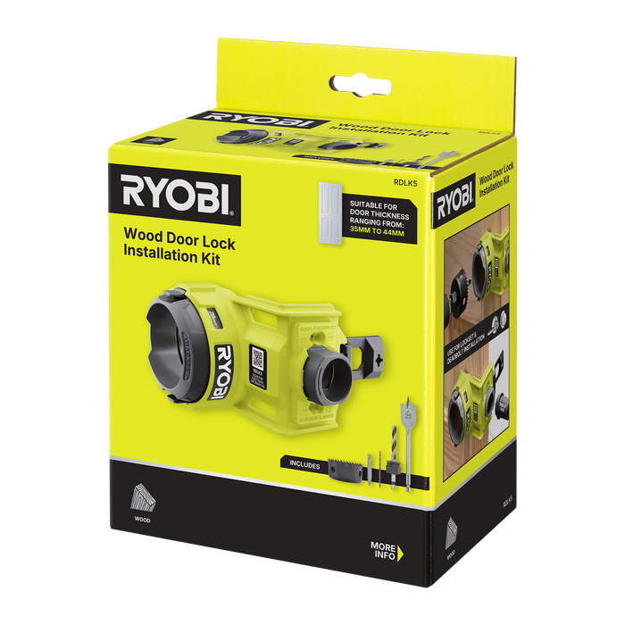Ryobi Wooden/Timber Door Lock Installation Kit