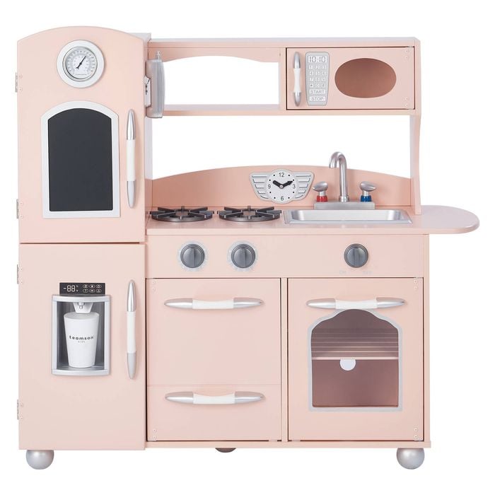 Teamson Kids - Little Chef Westchester Retro Play Kitchen - Pink