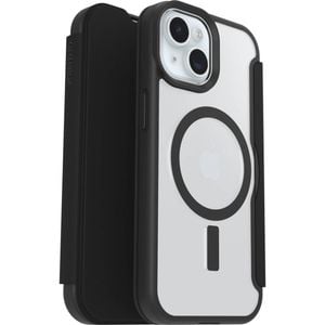 OtterBox React Folio MagSafe CaseFor iPhone 16e/15/14/13 - Black Crystal