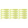 3x 5PK 4In Rapala Crush City Heavy Hitter Plastic Paddle Tail Lures -Neon Pearl