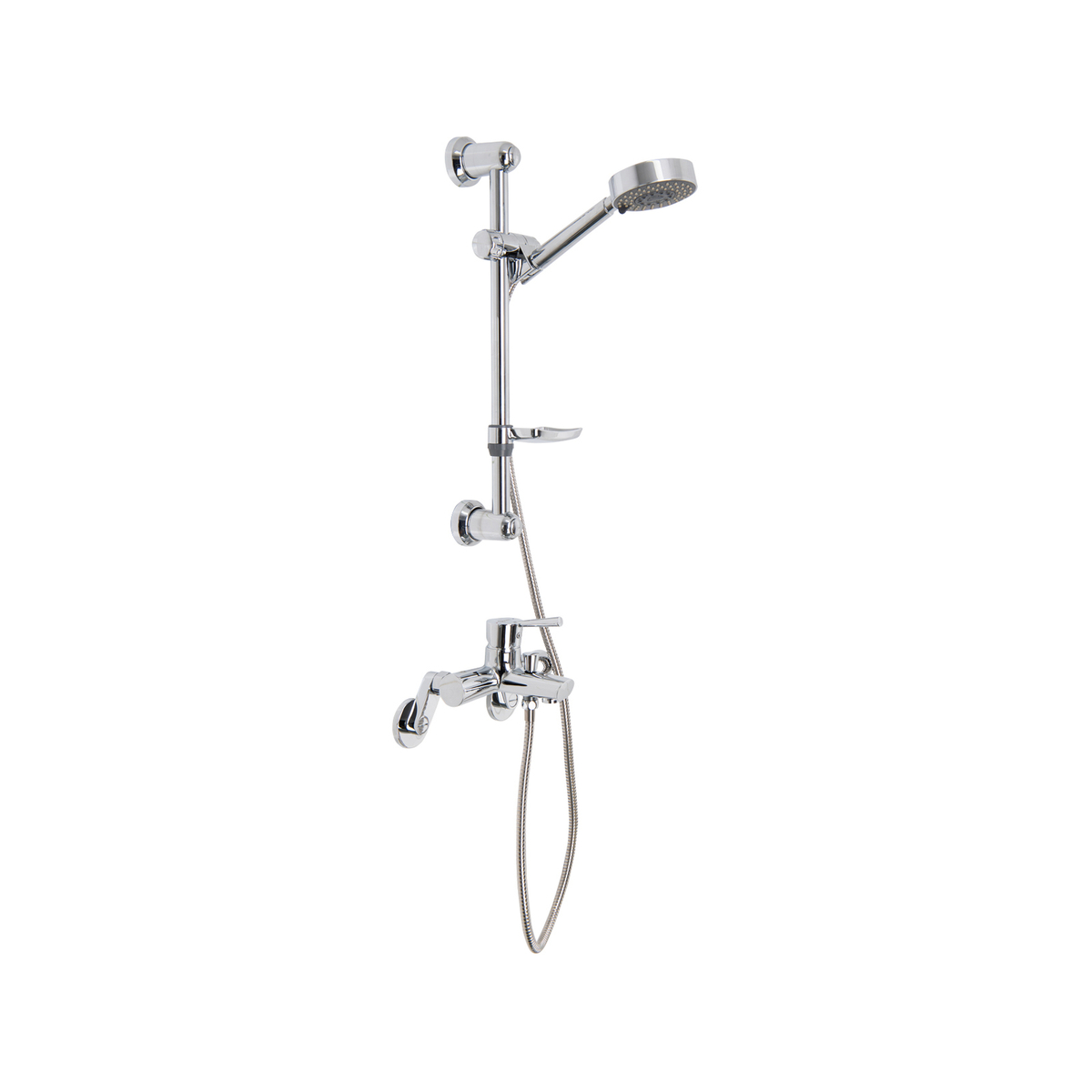 Quoss Chrome Reno Transformer Bath/Shower Diverter With 12