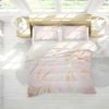 3D Pink Marble Texture Quilt Cover Set Bedding Set Pillowcases 105