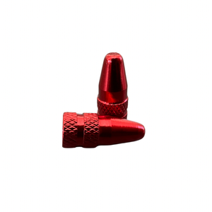 Presta Tubeless Valve Cups - Red