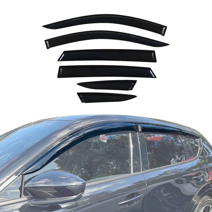 AUSGO Weather Shields for Mazda CX-60 CX60 2023-Onwards Weathershields Window Visors Wind Deflectors