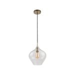 Verve Design Clear Glass Cosmo Pendant Light Large