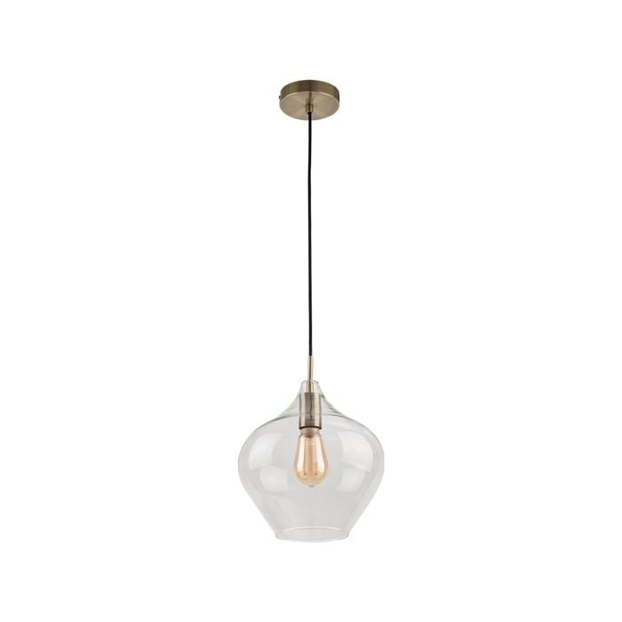 Verve Design Clear Glass Cosmo Pendant Light Large