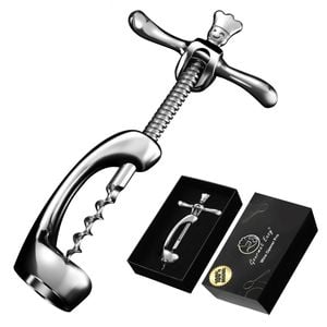 Gourmet Easy Corkscrew  Manual Wine Opener, Heavy Duty, Smooth Cork Removal