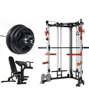 Smartfit c3 with Multi Functional Bench and 100kgs Weights Package