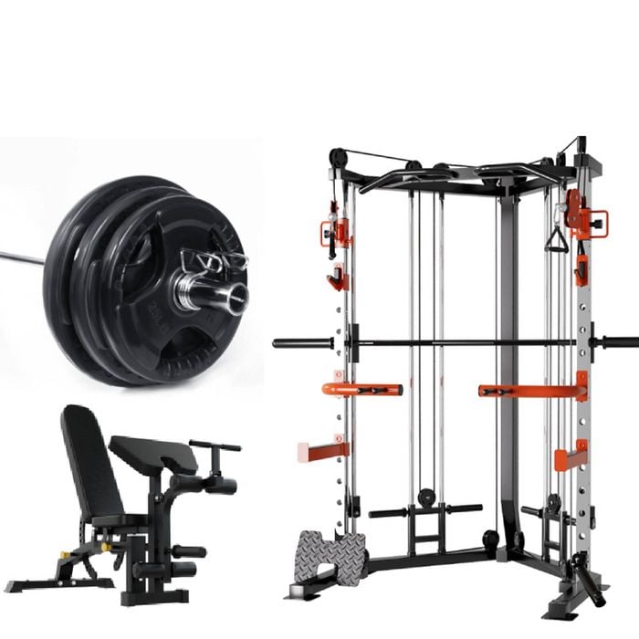 Smartfit c3 with Multi Functional Bench and 100kgs Weights Package