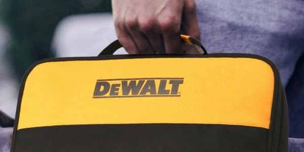 Close up image of Dewalt accessories bag