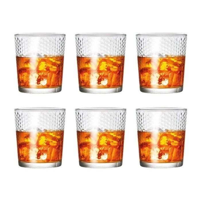 Cellar Tonic Bubble Tumbler Glass Set Of 6 400ml