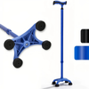 Altus Self-standing Quad Cane Aluminum Adjustable Walking Stick_blue