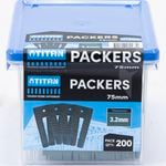 Titan 3.2 x 75mm 200 Piece Green Window Packers