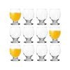 LAV Nectar Footed Tumbler Glasses - 280ml - Clear - Pack of 12