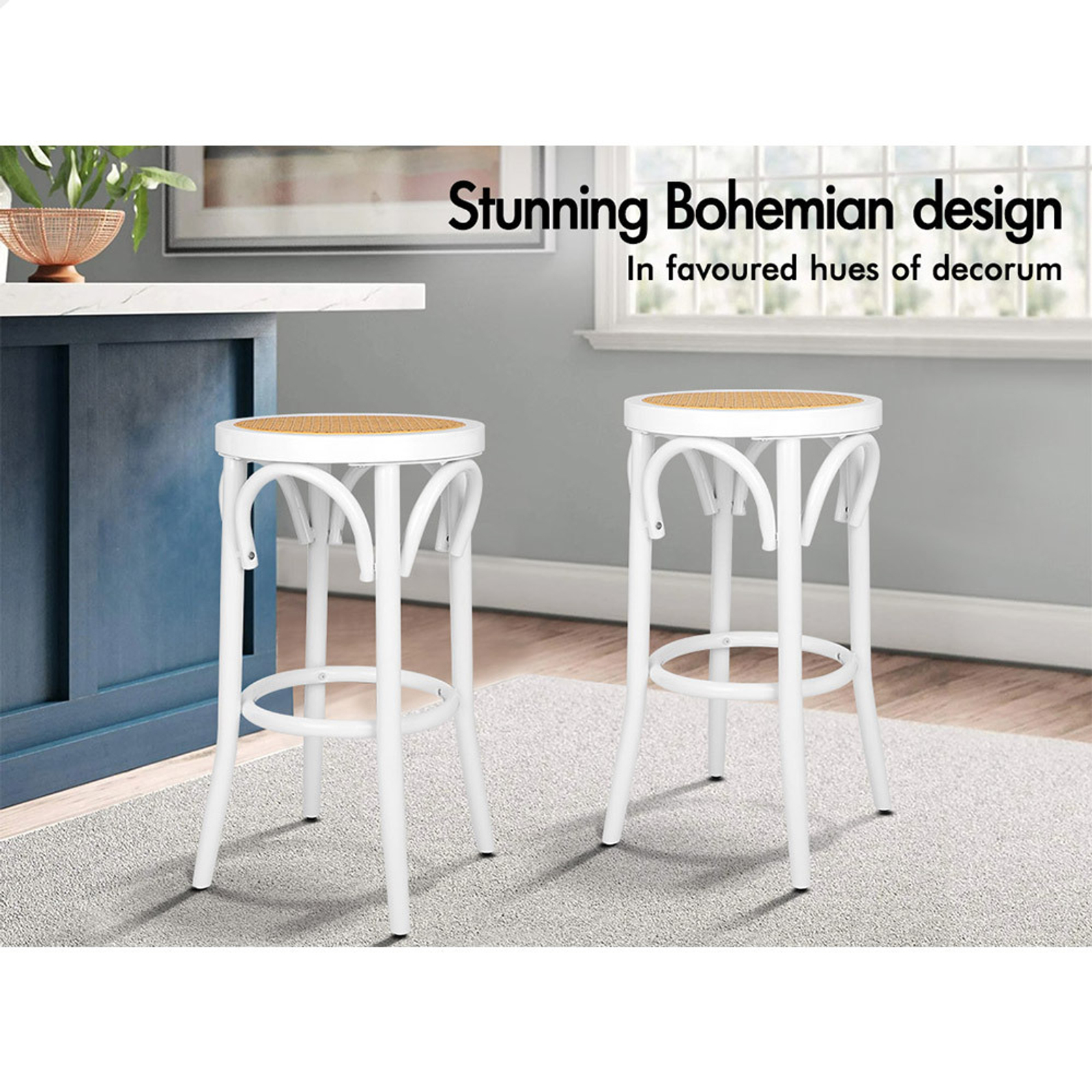 Bunnings stools rattan sales