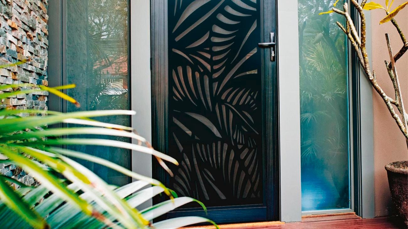 Security screen doors.