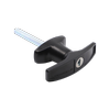 Liftaway T-Handle Rear Fix Black