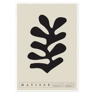 Galrie Henri Matisse Bold Black Cutout Art Print Modern Minimalist Decor, Poster Only, A4 21 x 30cm (8 x 12inch)