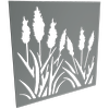 ProtectorAl 300-1200 x 300-1200mm Monument Bullrush Unframed Solid Aluminium Decorative Panel