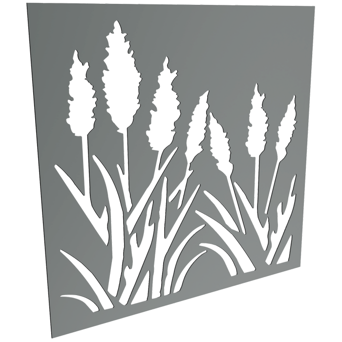 ProtectorAl 300-1200 x 300-1200mm Monument Bullrush Unframed Solid Aluminium Decorative Panel