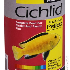 Aqua One Cichlid Floating Pellets 55g (11540)