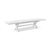 Austin Outdoor 3m - 3.8m Extension Aluminium Dining Table White