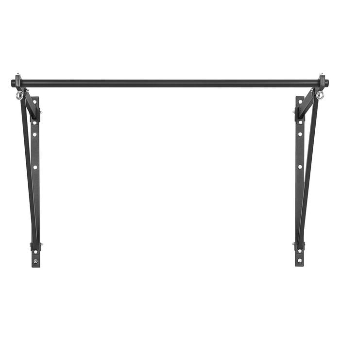 VEVOR Pull Up Bar Black Wall Mounted Pull Ups Heavy Duty Steel Training Station