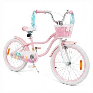 Costway 51cm Kids Bicycle Adjustable Mermaid Bike Hand Coaster Brake