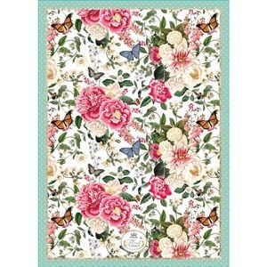 Floral Garden Decorative 50x70cm Printed Mint Kitchen Cooking Tea Towel Cloth