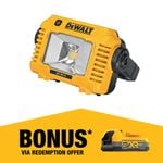 DeWALT 18V XR Li-ion Cordless Compact LED Task Light - Skin Only