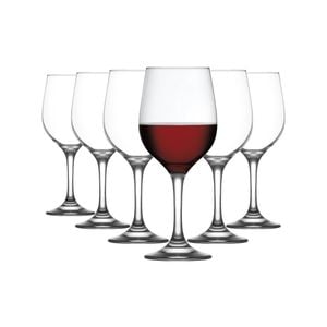 LAV 12 Piece Fame Extra Large Red Wine Glasses Set - Classic Stemware Goblets - 480ml