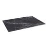 Glass Chopping Board - 40 x 30cm - Black Marble Effect - Kitchen Dining Place Mats Cutting Mat Worktop Saver for Food Prep