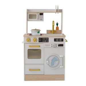 Teamson Kids Little Chef Lake Tahoe Wooden Play Kitchen - White
