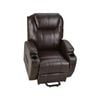 FORTIA Electric Massage Recliner Lift Heat Chair, Dark Crimson