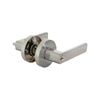 Ikonic San Fran Satin Chrome Entrance Lever Set