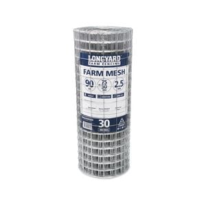 Longyard 90cm x 75mm x 50mm x 30m Wire Farm Mesh Fence