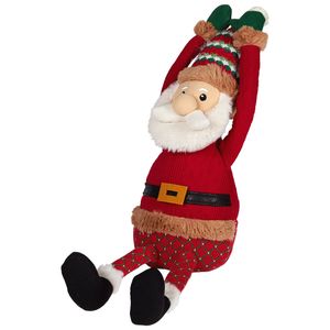 Christabelle 41cm Christmas Santa Animated Musical Decoration Ornament for Table Top or Mantel Display with Music