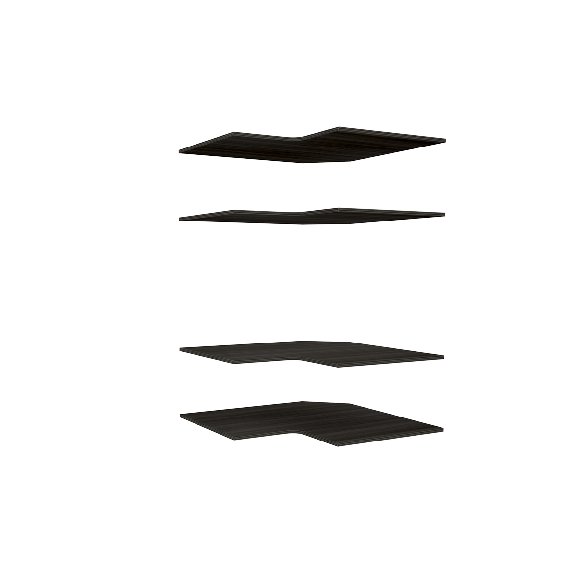 Lugna Storm 4 Corner Shelf Insert Kit - To Suit 900 x 580mm Cabinet ...