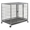 Yes4pets Medium Pet Dog Cat Bird Parrot Cage Metal Rabbit Crate Carrier Kennel Wheel & Tray
