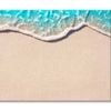 Soft Wave of Blue Ocean on Sandy Beach   Print 100% Australian Made 150 x 100cm  (Stretched)