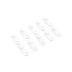 Windoware White Heavy Duty Curtain Track Glider - 10 Pack