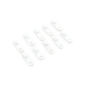 Windoware White Heavy Duty Curtain Track Glider - 10 Pack