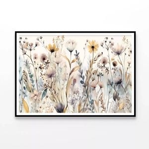 Group of Flowers in a Garden  Print 100% Australian Made 90x60cm  (Poster)