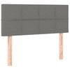 vidaXL Headboard Bedroom Furniture Bed Header Bedhead Dark Grey 100 cm Fabric