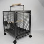 YES4PETS Small Bird Transport Budgie Cage Parrot Aviary Carrier With Wheel