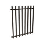 ProtectorAl 0350 - 0900 mm W x 1050 mm H Black Aluminium Radiator Balustrade Panel