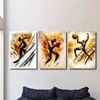 3pcs Extreme Skier Boxing Basketball Print 100% Australian Made 3 x 40x60cm (Metal Print)