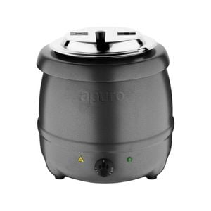 Apuro Graphite Grey Soup Kettle 10ltr - Soup Kettles (g107-a)