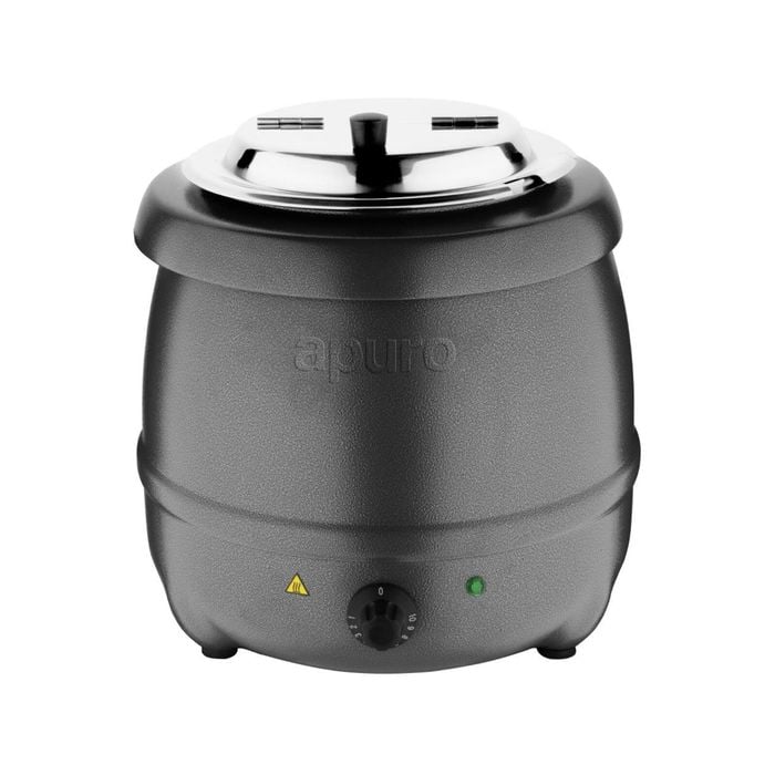 Apuro Graphite Grey Soup Kettle 10ltr - Soup Kettles (g107-a)